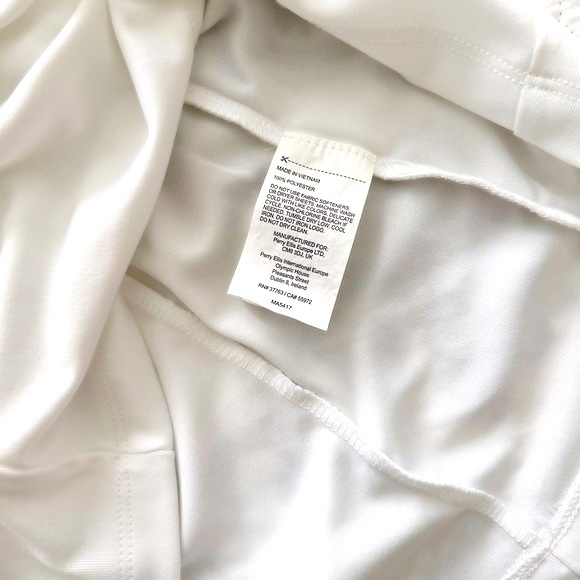 Women's White and Pink Geometric Top - Picture 10 of 10